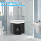 , Black PVC 32" Diameter, Inflatable Bathtub