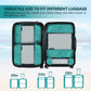 Compression Packing Cubes for Suitcases,5 Set Travel Essentials, Lightweight